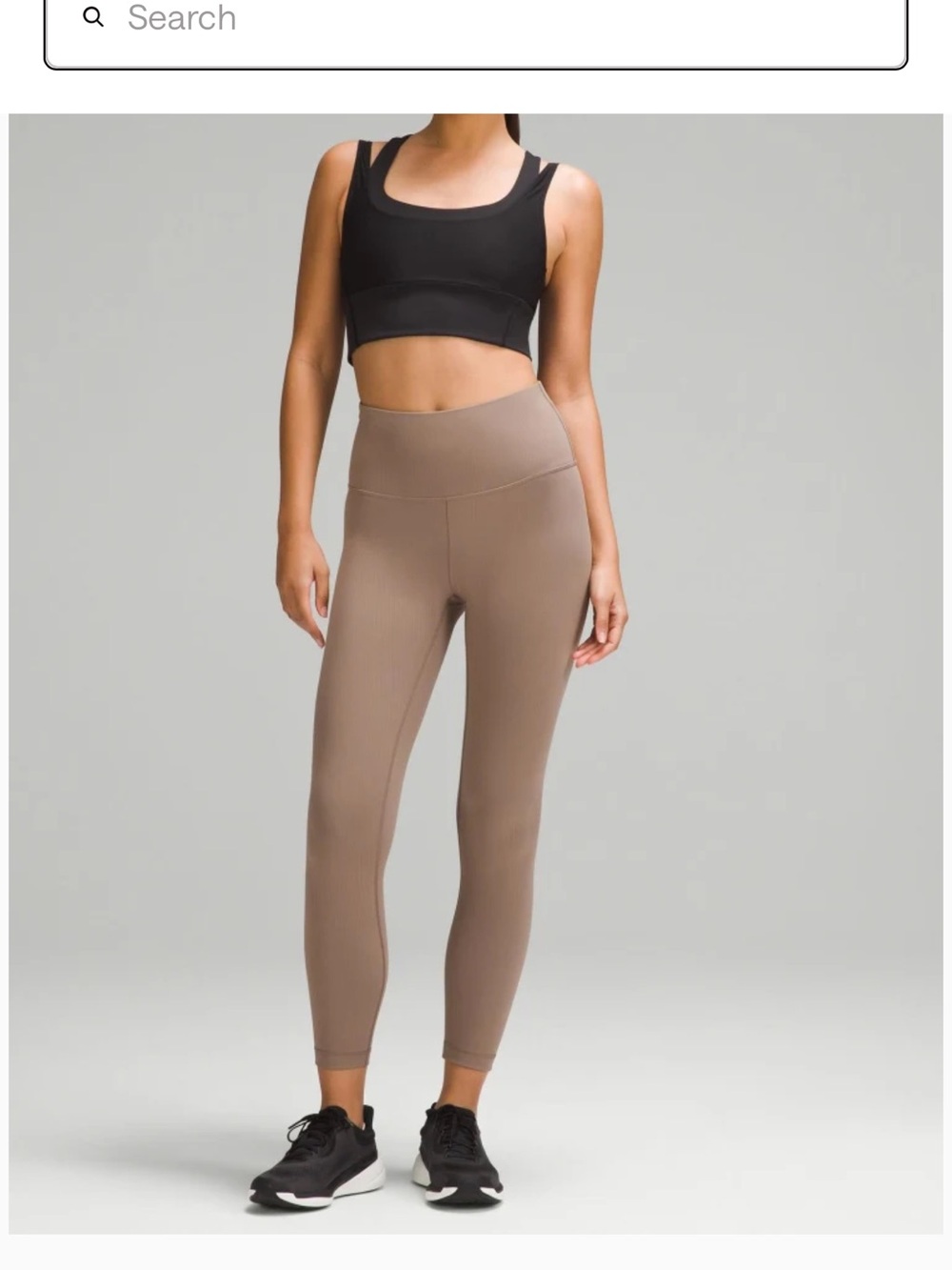 Lululemon Wunder Train High-Rise Ribbed Tight 25"